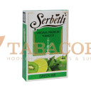 Табак для кальяна Serbetli Green Mix (М'ята, Лайм, Яблуко) 50 гр. Фото.